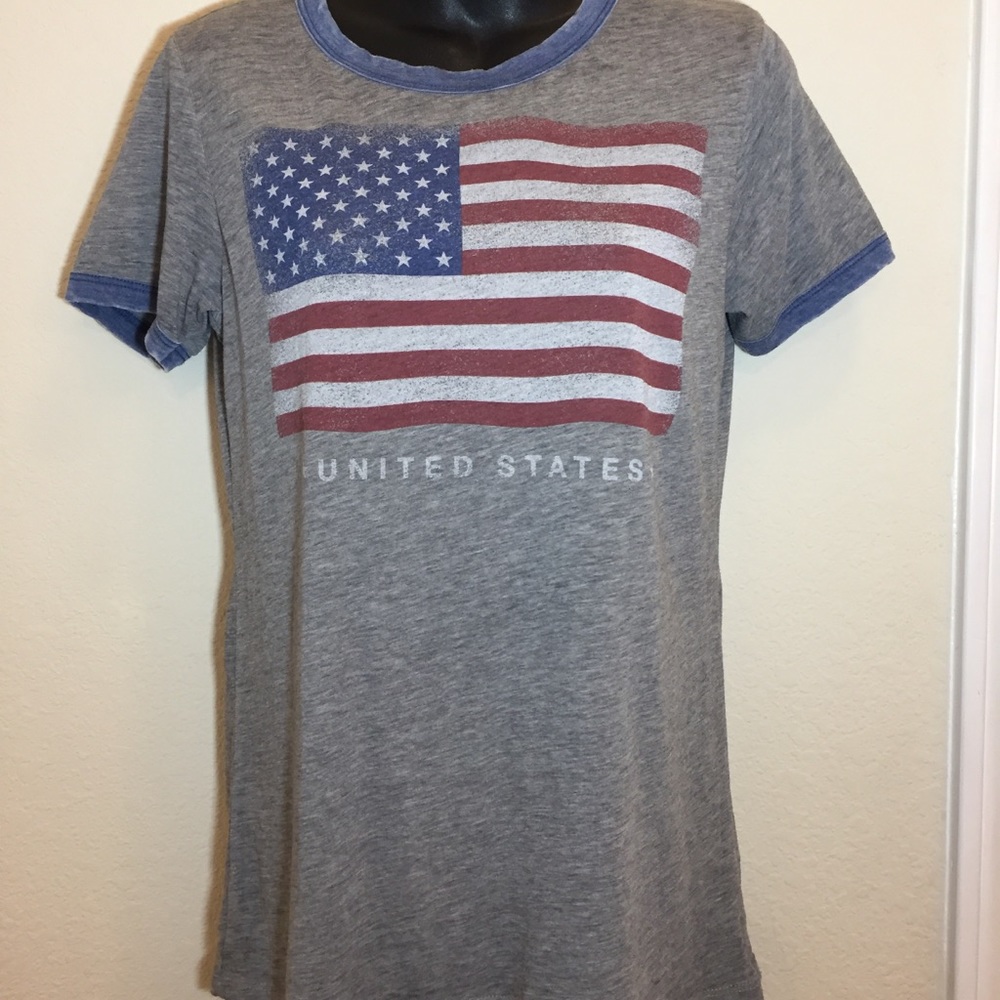 Zoe + Liv United States Ringer Tee